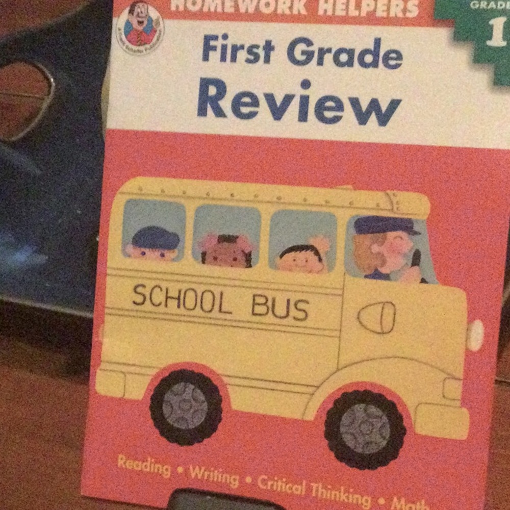 first grade review book